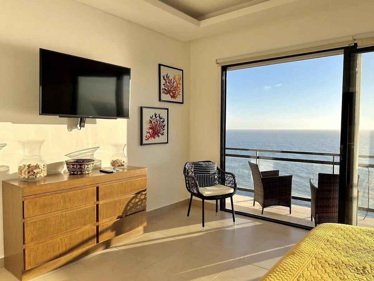 דירות מזטלן Depa Con Espectacular Vista Al Mar A Pie De Playa Torre Perla 1102 מקסיקו