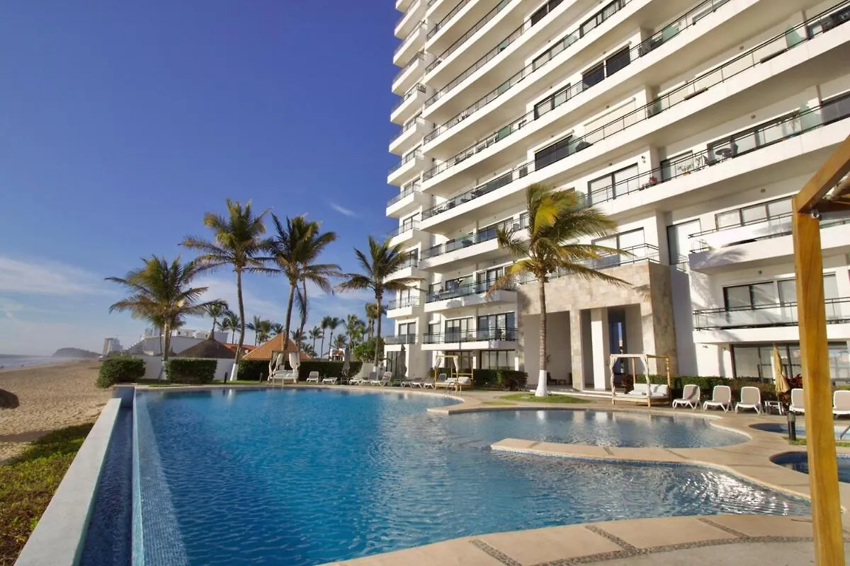 דירות מזטלן Depa Con Espectacular Vista Al Mar A Pie De Playa Torre Perla 1102 0*,