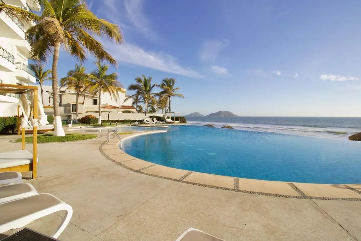 דירות מזטלן Depa Con Espectacular Vista Al Mar A Pie De Playa Torre Perla 1102