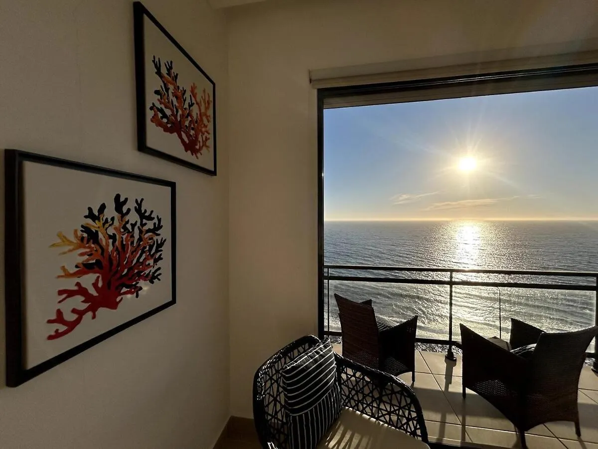 דירות מזטלן Depa Con Espectacular Vista Al Mar A Pie De Playa Torre Perla 1102