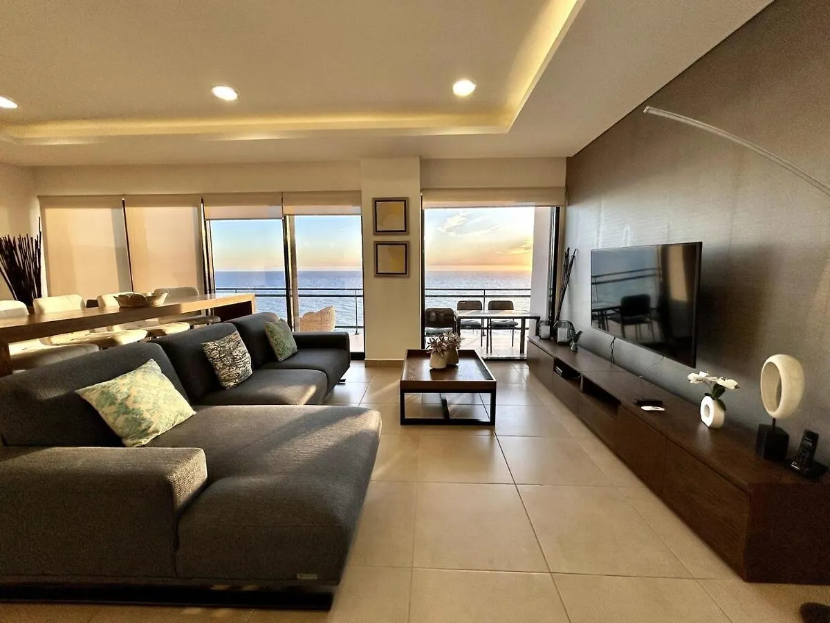 דירות מזטלן Depa Con Espectacular Vista Al Mar A Pie De Playa Torre Perla 1102