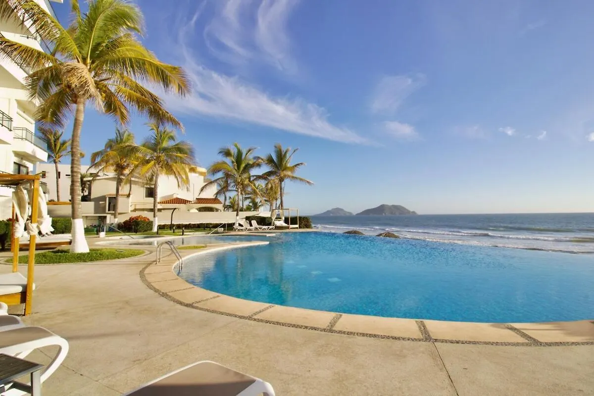 דירות מזטלן Depa Con Espectacular Vista Al Mar A Pie De Playa Torre Perla 1102